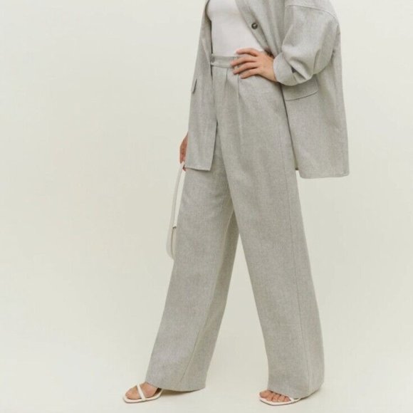 NEW | Reformation Montauk Petite Linen Pants | Size 2P - Picture 1 of 3